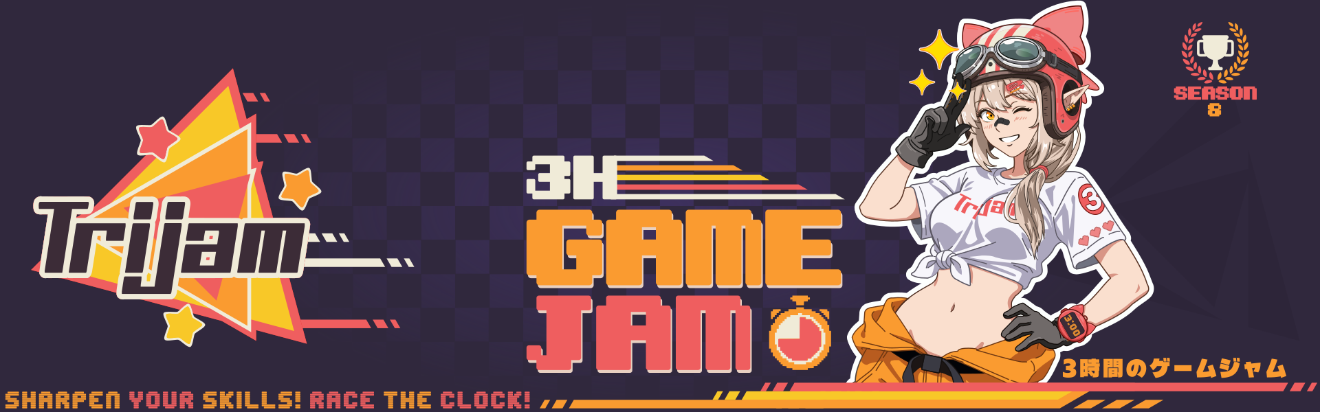 Trijam 3H Game Jam, Season 8: sharpen your skills, race the clock